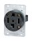 RECEPTACLE FLUSH 30A 4WY