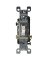 TOGGLE SWITCH 15A-120V WHT LIGHT