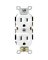 PRO BACKWIRE OUTLET WHITE