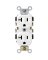 RECPT DPLX HD20A/125V WH