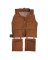 BUCKET BOSS VEST BROWN L/XL