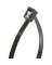 GB 45-311UVBSC Double Lock, Self-Cutting Cable Tie, 6/6 Nylon, Black