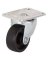 CASTER PLATE 1-1/4IN ZINC/BLK