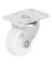 CASTER PLATE 1-1/4IN ZINC/WHT
