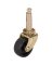 CASTER STEM 1-1/4IN BRS/BLK