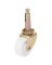 CASTER STEM 1-1/4IN BRS/WHT