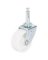 CASTER STEM SWIVL 2IN ZINC/WHT