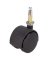 CASTER 2-WHEEL STEM 2IN BLK