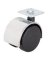 CASTER 2-WHEEL PLATE 2IN CHRM