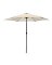 UMBRELLA MARKET 9FT TAUPE/WHT