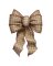 Holiday Trims 6127 Deluxe Bow | Rustic Plaid