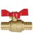 BALL VAL 3/4IN PEX BRS