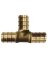 1425108 3/4IN BRASS PEX TEE 10