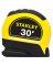 STANLEY STHT30830 Measuring Tape, 30 ft L Blade, 1 in W Blade, Steel Blade,