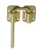 National Hardware N238-980 Sliding Door Latch, Steel, Brass