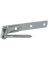 National Hardware N129-726 Hook/Strap Hinge, 0.22 in Thick Leaf, Steel,