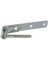 National Hardware N130-054 Hook/Strap Hinge, 0.19 in Thick Leaf, Steel,