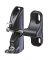 LATCH GATE AUTO BLACK 4-9/16IN