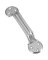 PULL DOOR ZINC PLATED 10-3/4IN