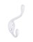 National Hardware MPB167 N331-058 Garment Hook, 35 lb, Zinc