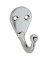 National Hardware V162 N274-167 Cloth Hook, 35 lb, 1-Hook, Zinc, Chrome