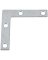 National Hardware V117 Series N208-793 Corner Brace, 4 in L, 3/4 in W, 4 in