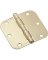 HINGE DOOR STN BRASS 3-1/2IN