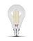 Feit Electric BPA1560C850LED/2 LED Bulb, General Purpose, A15 Lamp, 60 W