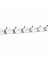 27" WHT 6Scr/Hook Rail