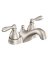 FAUCET LAV 2HDL CTRST BRSH NKL