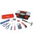 Vulcan 10557 Tool Set; 23-Piece; Tool box: Plastic; Tool box: Black and Red