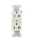 RECEPTACLE COMM LT ALMOND 20A