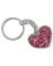 KEYCHAIN HEART CUT OUT PINK