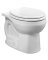 COMMODE - 12" BOWL WHITE RND FRO