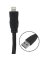 Zenith PM1006U8BB Lightning Cable; USB; Black; 6 ft L