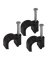 STAPLE NAIL COAX BLACK 20PC