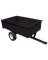 AG SOUTH SC17-2MC Trailer/Dump Cart, 1500 lb, Steel Deck, 16 in Wheel, Black