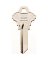 Entrance Padlock Key Blank Brs