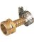 Landscapers Select GB934M3L Hose Coupling, 1/2 in, Male, Brass, Brass