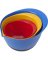 Goodcook 20465 Mixing Bowl Set, 1.5, 3, 5 qt Capacity, Multi-Color