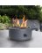 PIT FIRE TBL TOP RND GRAY 10IN