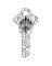 KEY BLANK SC1-36 FLEUR DE LIS
