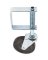 4" GATE WHEEL ZN PLTD 125LB