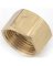 COMPRESSION CAP BRASS 1/2