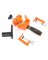 CLAMP ANGLE ORANGE/BLACK 90DEG