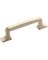 Amerock Westerly Series BP53719G10 Cabinet Pull, 4-1/4 in L Handle, 1-1/4 in H Handle, 1-1/4 in Proj