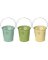CANDLE FLOWER BCKT CITRONELLA