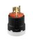 Arrow Hart AHCL1020P Ultra-Grip Locking Plug, 3 -Pole, 20 A, 125/250 VAC,