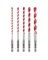 KIT HAMMER DRILL BIT CARB 5PC