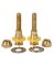 BOLT TOILET SET ADJ BRS 5/16IN